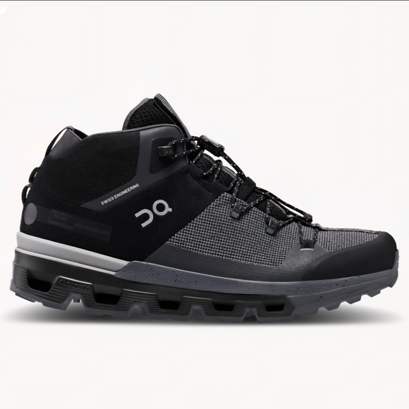 On Running Shoes - On Cloud | Cloudtrax Hiking Outdoor Shoes Black Grey, Womens 7.5
